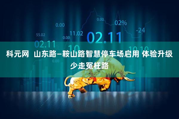 科元网  山东路—鞍山路智慧停车场启用 体验升级少走冤枉路