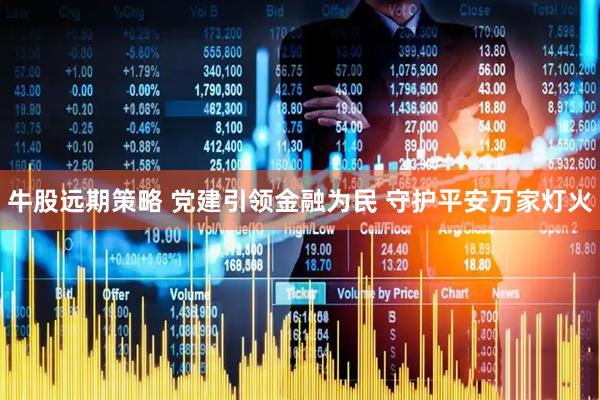 牛股远期策略 党建引领金融为民 守护平安万家灯火