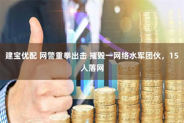 建宝优配 网警重拳出击 摧毁一网络水军团伙，15人落网