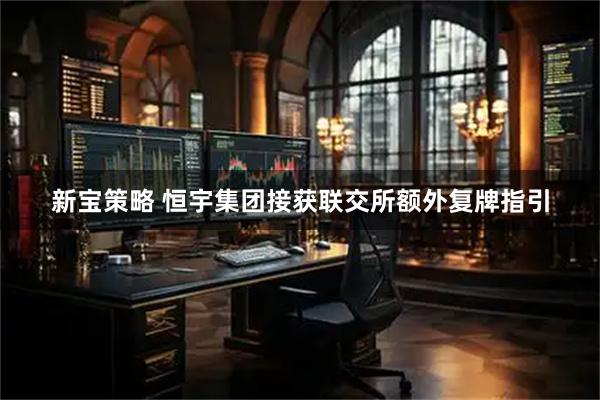 新宝策略 恒宇集团接获联交所额外复牌指引