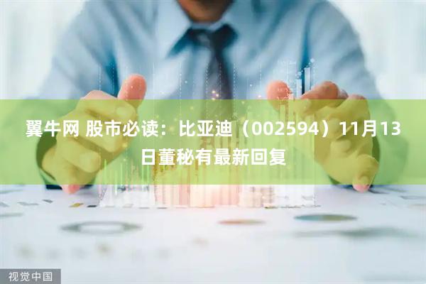 翼牛网 股市必读：比亚迪（002594）11月13日董秘有最新回复