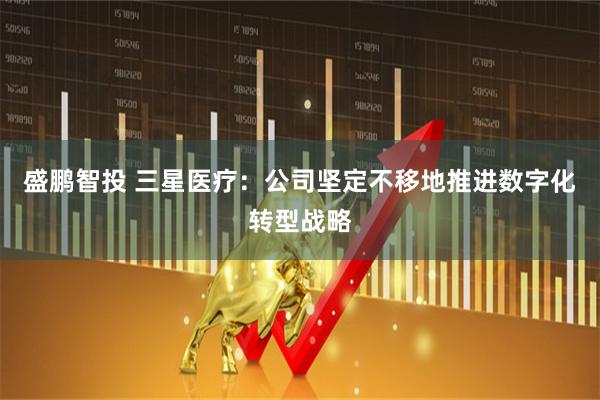 盛鹏智投 三星医疗：公司坚定不移地推进数字化转型战略