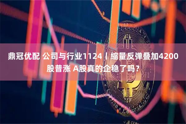 鼎冠优配 公司与行业1124丨缩量反弹叠加4200股普涨 A股真的企稳了吗？