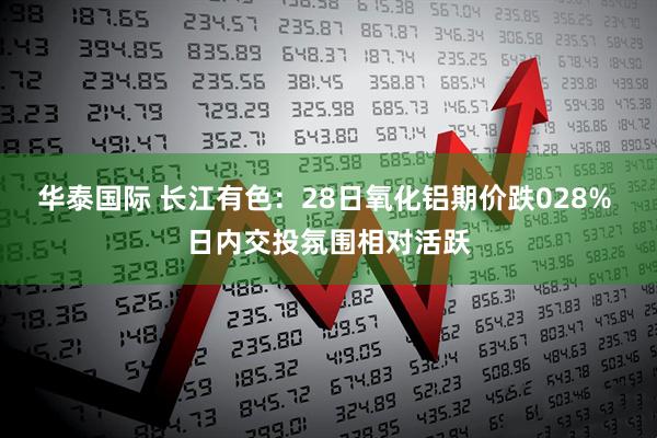 华泰国际 长江有色：28日氧化铝期价跌028% 日内交投氛围相对活跃